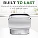 Eparé Compost Bin Kitchen Countertop - 1 Gal Odorless Stainless Steel Compost Bin - Small Indoor Food & Waste Counter Top Trash Bin