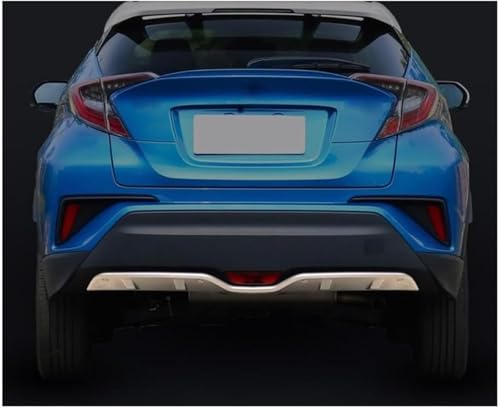Aop[veN^[ Car Rear Trunk Guard For Toyota For CHR For C-HR 2018-2021 Stainless Steel Front And Bumper Protector Skid Plate Co