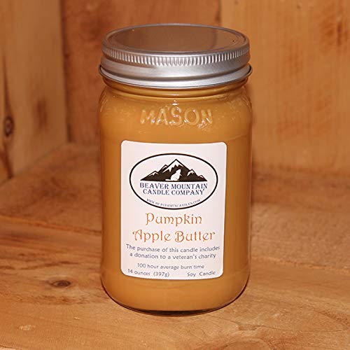 Pumpkin Apple Butter 14 oz Soy Candle Handmade Products