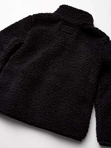 Image of Amazon Essentials Girls and Toddlers' Long Sleeve Sherpa Fleece Quarter-Zip Jacket, Midweight