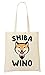 Produktbild C+P Shiba Wino (Inu) Funny Tragetasche Einkaufstasche
