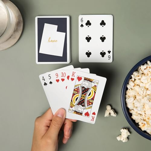 Baraja de 52 cartas tamaño póker Utah miniatura 2