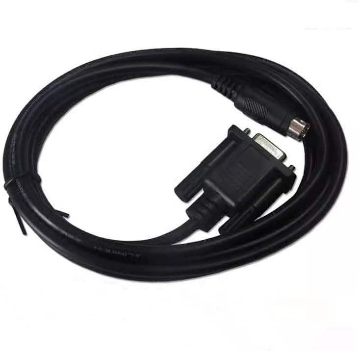 for CA3-CBLFX-01 PLC Communication Cable GP3000,ST3000,LT3000 Connecting FX Series Black Length: 10m