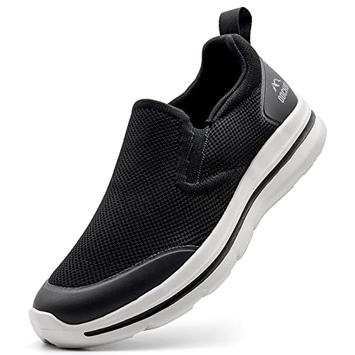 ODCKOI Hommes Respirant Slip on Baskets Léger Confortable Mesh Chaussures de Marche Chaussures de Sport Mode Casual Loisirs Chaussures de Course pour Running-HEISE-41