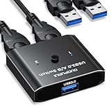 Transfert de données 5 Gbit/s : le commutateur USB prend en charge les transferts de données à haute vitesse jusqu'à 5 Gbit/s et est rétrocompatible avec les appareils USB 2.0 et USB 1.1, assurant des transferts de fichiers efficaces sans vous soucier des goulots d'étranglement de vitesse