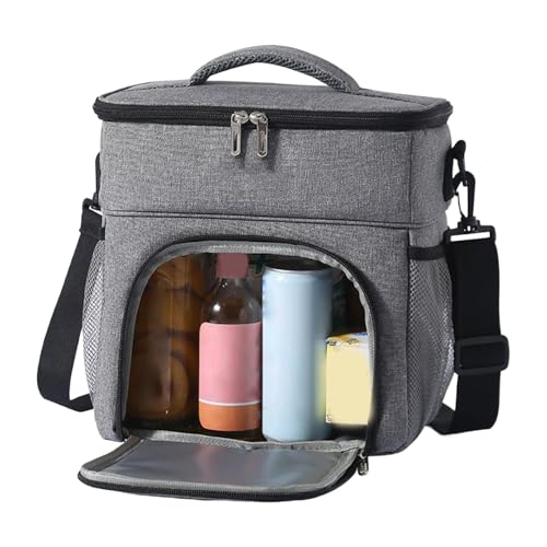 aislada de 14L - Bolsa de almuerzo aislada | con capacidad Cooler Tote Organizer | Bolsa más fresca a prueba de fugas para picnic, excursiones, deportes, viajes