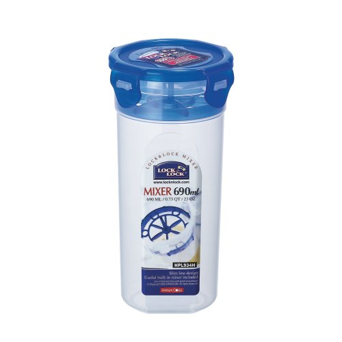 Lock & Lock, No BPA, Water Tight Lid, Food Container with Mixer, , 2.8-Cup