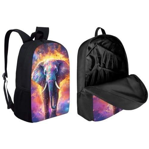 Sac d'école éléphant pour garçons kit complet anti-gaspillage de place