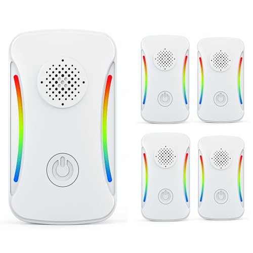 Croyeer Upgraded 4 Packs Ultrasonic Pest Repeller