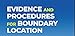 Evidence and Procedures for Boundary Location