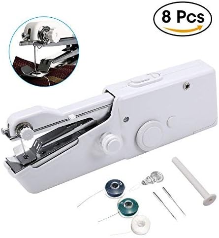ARTISTORE Mini Handheld Sewing Machine, Portable Sewing Machine Mini Cordless Handheld Electric Stitch Tool for Fabric, Clothing, Kids Cloth, Home Travel Use