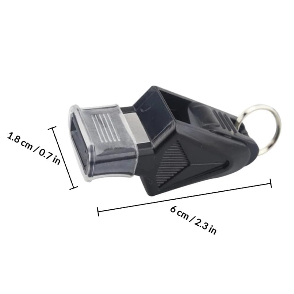 Set de silbatos portátiles para árbitro con cuerda para deportes miniatura 2