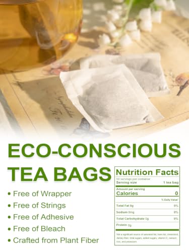 Image of TeeLux Mint Green Tea Bags, Fresh & Smooth Taste, Refreshing Aroma, 50Count