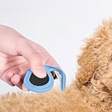 HAKONA 毛玉取り 結び櫛 犬猫 毛玉カッター 毛玉ほぐし猫犬 コームペット結び目コーム 犬用バリカン猫 バリカン 長毛猫ブラシ短毛 痛くない厚い髪結び除去 毛皮保護多機能犬 くしペット用品 軽量コンパクト(ブルー)