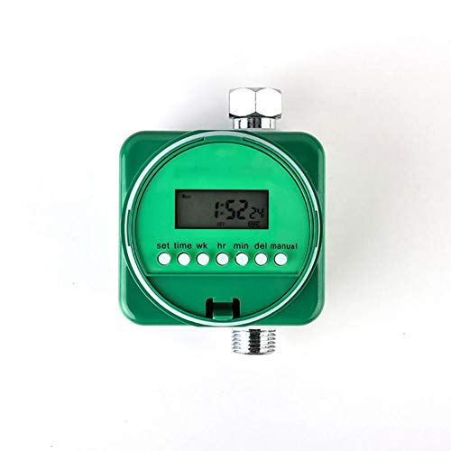 Preisvergleich Produktbild GAYBJ LCD Display Automatische Mechanische Wasseruhr Elektronische Bewässerung Timer Bewässerungssteuerung Gartenpflanze Bewässerung Timer,Green