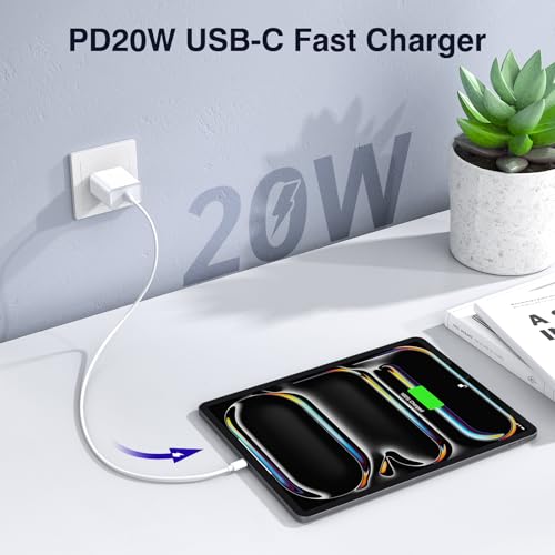 Image of 30W USB C Charger, 2 Pack Wall Fast Charger Block Power Adapter Charging Cube Compatible with iPhone 16 /Pro /Pro Max /Plus /15 /14 /13 /12, iPad Air, AirPods 4 /3 /2 /Pro, Apple Watch 10 /Ultra 2, Galaxy