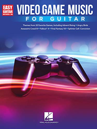 Video Game Music for Guitar | 20 Game Themes for Easy Guitar with Notes, TAB and Chord Diagrams |...