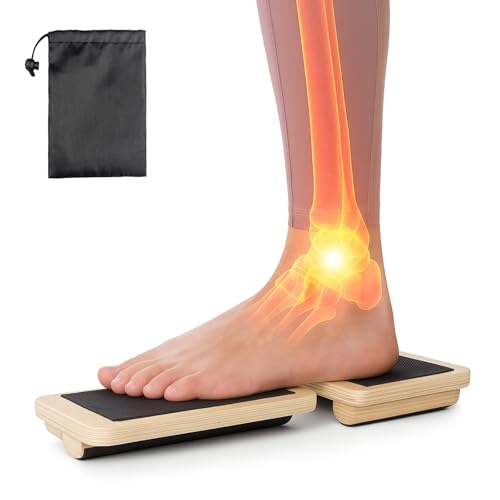 Ankle Balance Board & Foot Strengthener – Stability Exercises Trainer for Sprained Ankle Recovery, Physical Therapy & Posture Correction – Non-Slip Wobble Board for Balance Training & Plantar Fasciitis Relief
