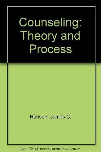 Counseling: Theory and Process B000JVEYWA Book Cover