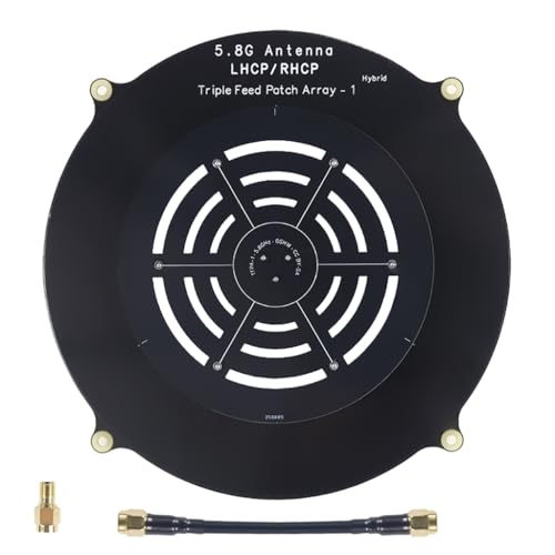 FEICHAO 5·8G Flat Directional Antenna Left/Right Rotating 14dBi High Gain Antenna for RC Long Range Drone