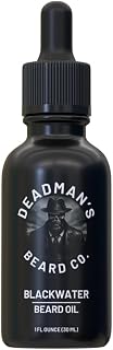| Men's Premium Beard Oil - Soften, Nourish and Condition Your Beard & Skin | Made In The U.S.A | Blackwater - Oud, Sea Minerals, Black Pepper