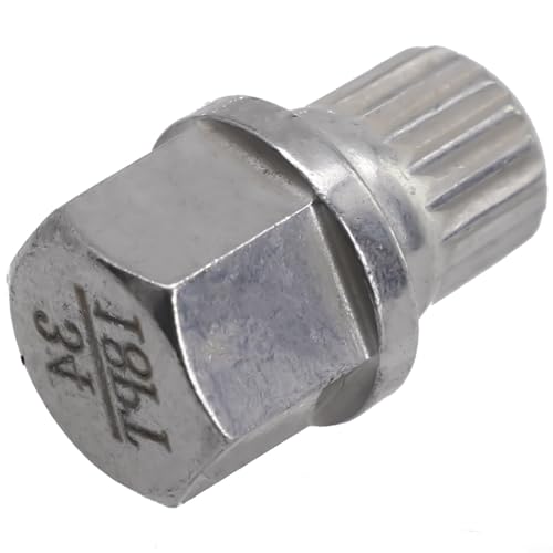 Llave de extracción de tornillos de tuerca hueca 3418PT compatible con cerraduras de rueda antirrobo BMW, construcción de acero inoxidable para un manejo seguro de la rueda