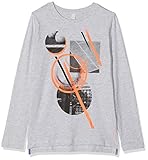 Gerader Saum ESPRIT KIDS Jungen Rp1004607 T-Shirt Long Sleeves Langarmshirt, Grau (Heather Silver 223), 152 (Herstellergröße: M)