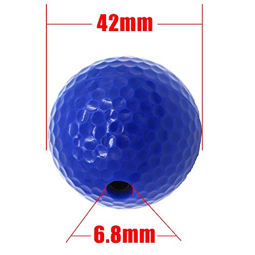 Qtimal Ladder Toss Game Replacement Ladder Balls, 3 Colors Tournament Quality Bolos Bolas with Real Golf Balls (9 Pack)
