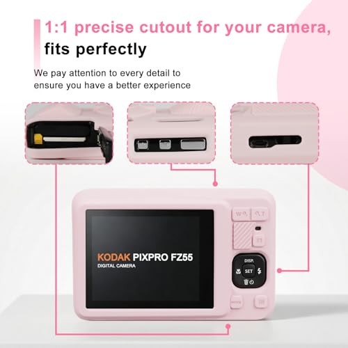 Funda de silicona para cámara Kodak PIXPRO FZ55 miniatura 4