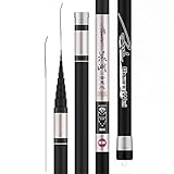 TUJISEK Canne à Pêche Télescopique en Fiber De Carbone 8m 13m Canne à PêChe Chinoise Canne A Peche Au Coup Convient Aux Lacs Lacs RéServoirs RivièRes(11m)