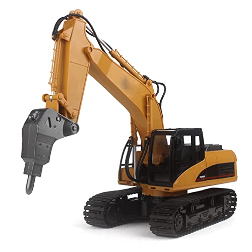 NAMFXH 1:14 máquina de demolición vehículo de ingeniería de control remoto/2,4G aleación de carga RC modelo de coche de juguete/16 canales multifunción RC construcción coche/cumpleaños para niños rega Cover