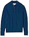 Amazon Essentials Men's Long-Sleeve Soft Touch Henley Sweater, Blue, X-Large