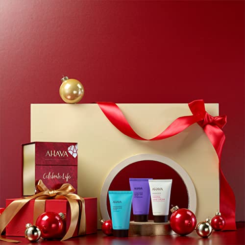 Ahava Mineral Hand Cream Trio, 40Ml - Hydrating Lotion For All Skin Types, Sea Kissed & Spring Blossom, 1.35 Fl Oz #TOP2