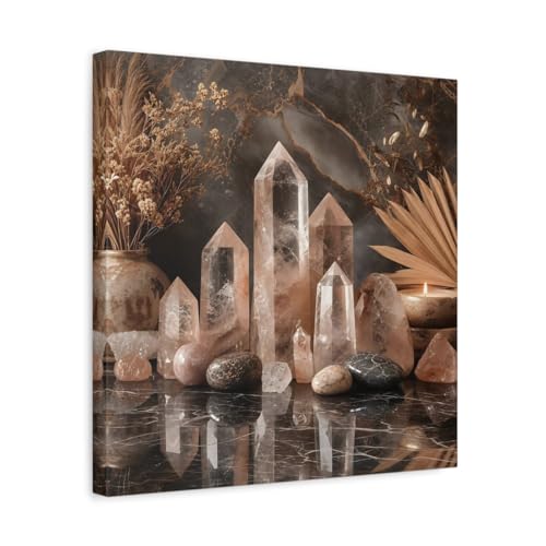 Décoration murale pour console : Toile Nature Crystals 40x40cm