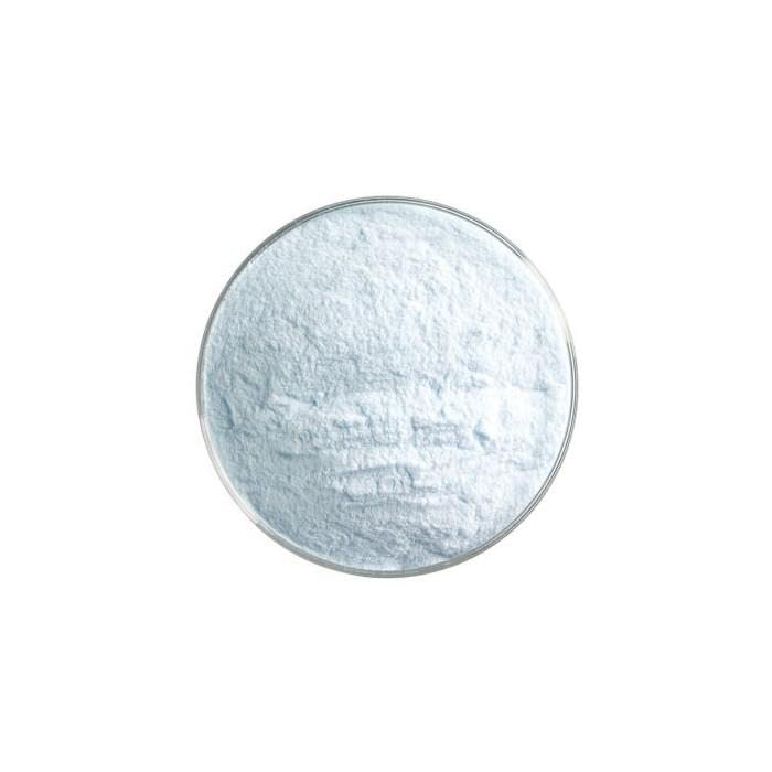 Bullseye Light Turquoise Blue Transparent Fusible Glass Frit - Powder - 5 Oz. Jar - 90 COE