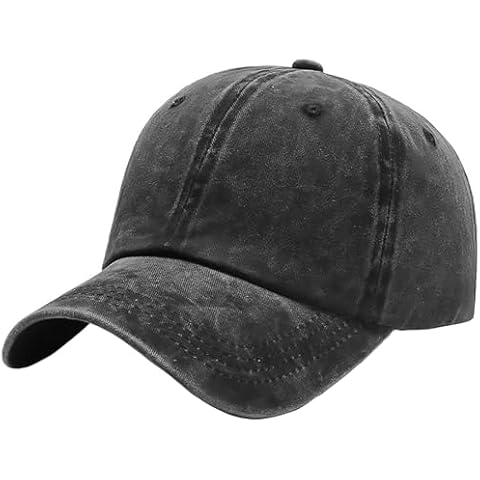 Rumnoke Adjustable Washed Cotton Baseball Cap Cover
