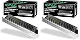 V-TAC Alimentatore per Strisce LED Professionale 120W 12V 10A - Trasformatore in Metallo per Apparecchiature Elettroniche, Telecamere, Schermi - Ultra Sottile - AC:85-265V (Confezione da 2)