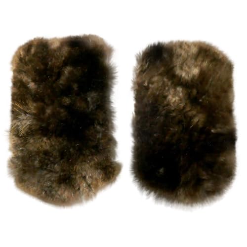 Generic Unisex Hand/Foot Warmers - Natural Plucked and Sheared Beaver - wrm100
