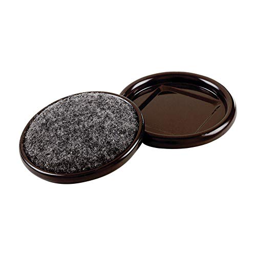 4-Pack Metal Furniture Cups, 2-Inch Carpet Base by Shepherd Hardware