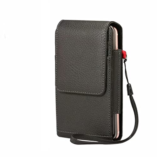 Strap Pouch Leather Mobile Phone Bag Wallet Case Men Waist Belt Clip Holster Waist Bag