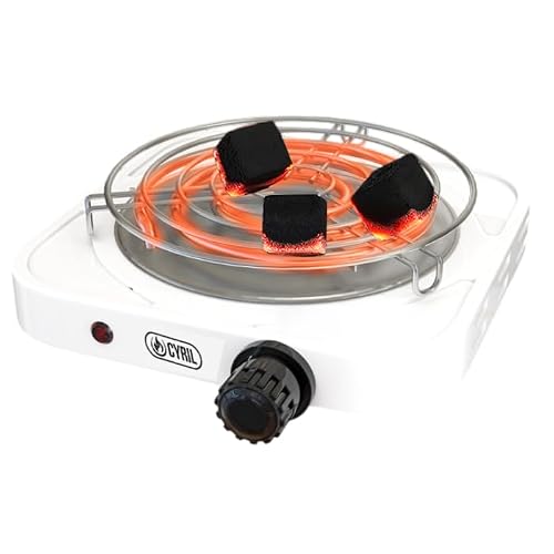 Miniatura 2 de Hornillo Eléctrico Para Cachimba 1000w Encendedor De Carbón Natural Calentador Rápido Y Portátil Shisha, Hookah Y Bbq