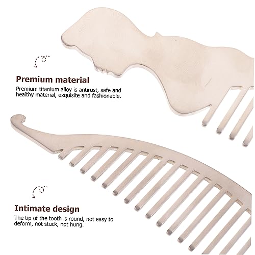 Peigne de coiffeur durable VALICLUD en acier antirouille haute précision