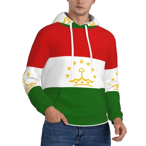Sweat à capuche Tadjikistan pour homme idée cadeau originale style décontracté