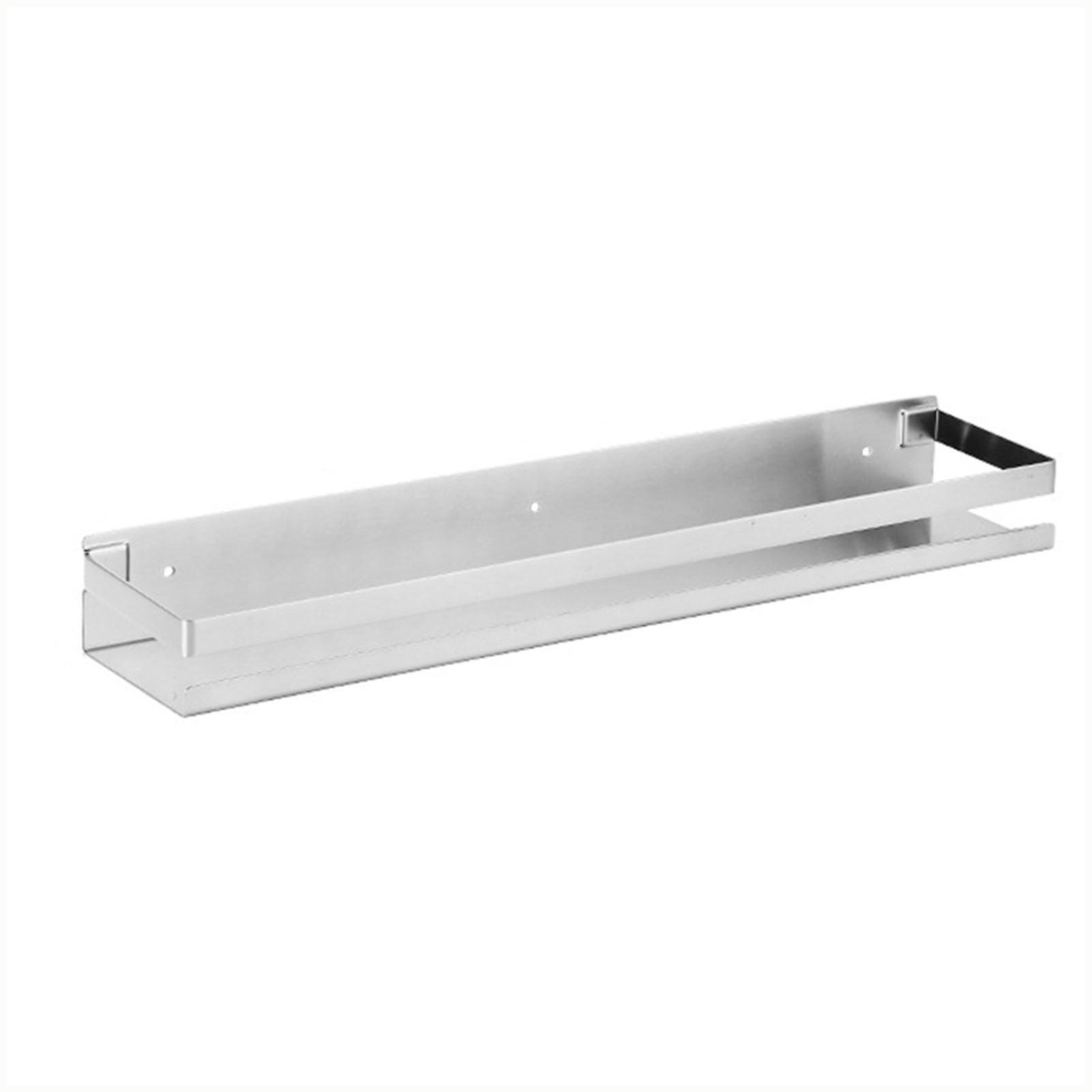 Estantes de metal de pared 40 cm: estante de almacenamiento inoxidable para cocina y baño