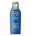 NIVEA SUN Schutz & Pflege Sonnenmilch LSF 30 (250 ml), Sonnencreme für 48h Feuchtigkeit, sofortiger Sonnenschutz mit hochwirksamem UVA/UVB-Filtersystem