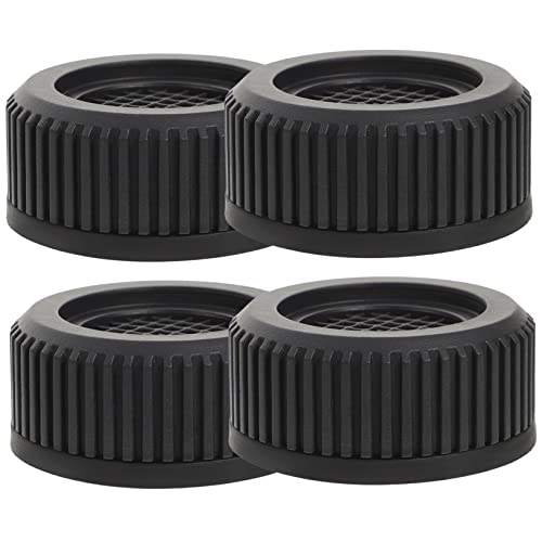 SHINEOFI 4piezas Alfombrillas Antivibración para Lavadora Antideslizantes Soporte De Pies Estabilizador para Lavadora para Uso Cocina o Baño