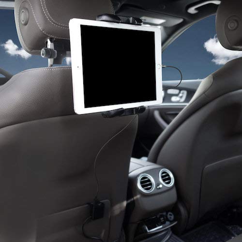 Soporte de coche para iPad Macally HRMOUNTPRO4UAC para viajes familiares en carretera 6