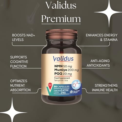 Validus Vitaminler, Mineraller ve Takviye Edici Gıda 30 Kapsül