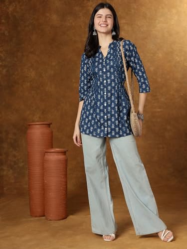 Image of Janakdulari Fashion Cotton Printed Top for Women and Girls (JDC-307)|| Party Office Home College Jean Wear