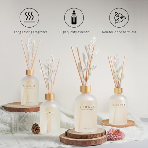Diffuseur de parfum orange 200 ml avec 8 bâtonnets pour maison - 9